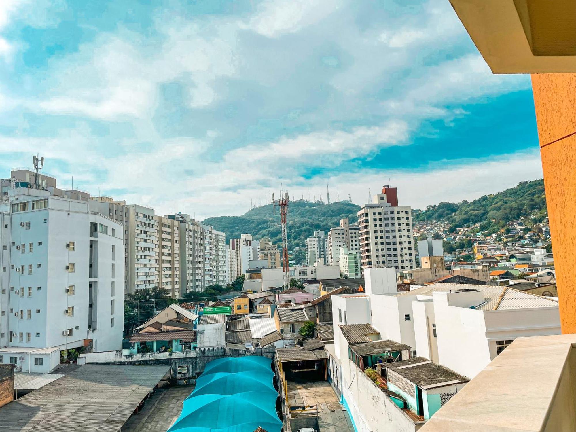 Studio No Centro: Piscina, Academia E Garagem N209 Florianopolis Ngoại thất bức ảnh